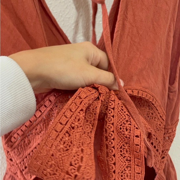 NWOT Terracotta Sleeveless open back Mini Dress - Picture 9 of 12